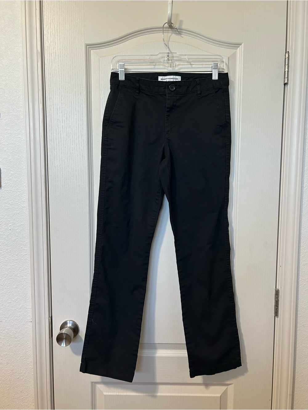 Amazon Essentials Black Women’s Straight Chino Pants